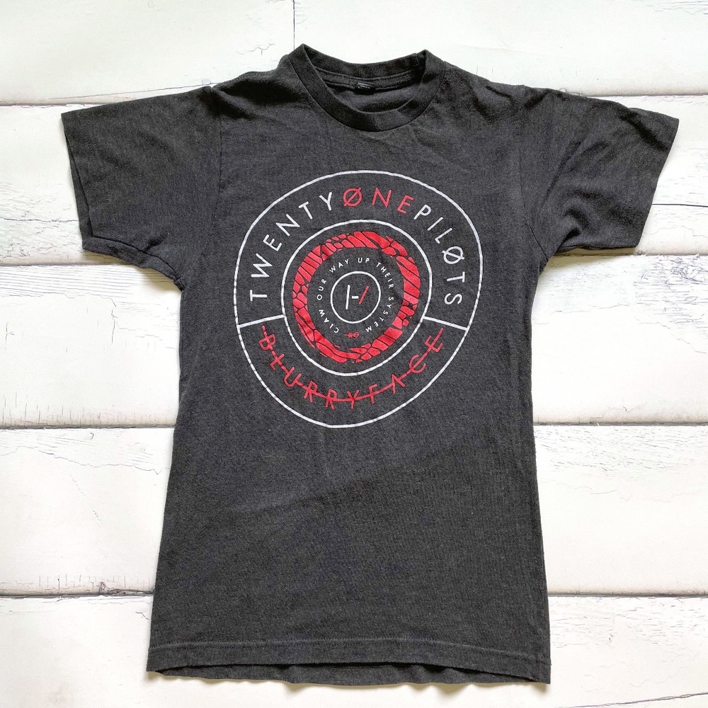 Twenty One Pilots Band Tee TOP Blurryface shirt tshirt Size XS Juniors or kids